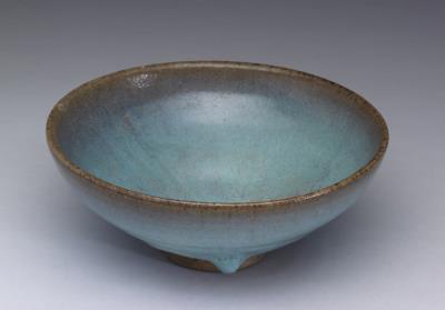 图片[3]-Bowl with azure glaze, Yuan dynasty-China Archive